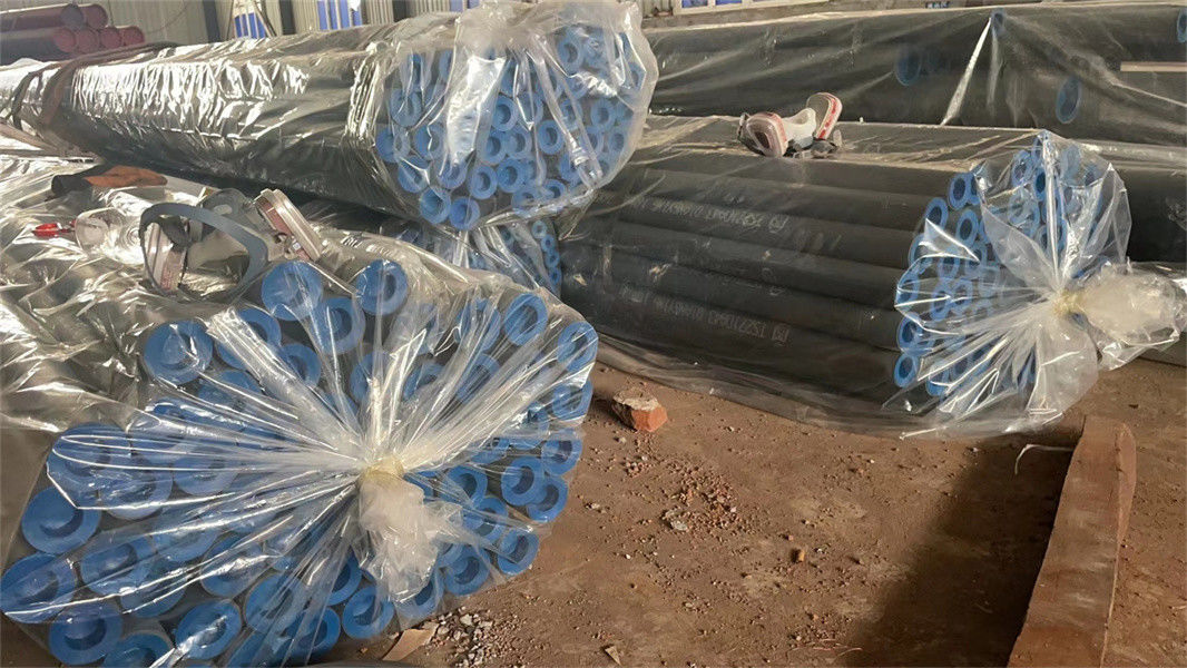 ASTM A53 A106 أنابيب بلا خيوط من الفولاذ الكربوني API 5L أنابيب خطية مستديرة مطاطية ساخنة
