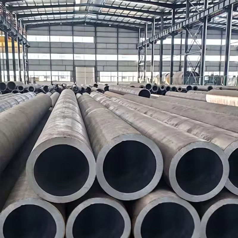ASTM A106 GR.B Sch40 Sch80 Q345b أنابيب الفولاذ الخام خفيفة الكربون المسحوبة باردة