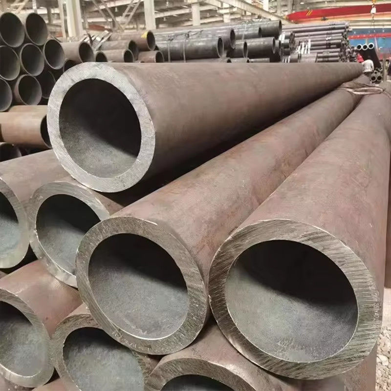 ASTM A106 GR.B Sch40 Sch80 Q345b أنابيب الفولاذ الخام خفيفة الكربون المسحوبة باردة