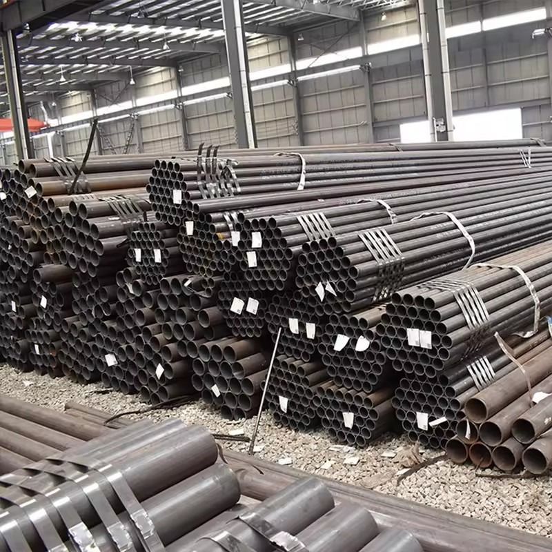 ASTM A106 GR.B Sch40 Sch80 Q345b أنابيب الفولاذ الخام خفيفة الكربون المسحوبة باردة